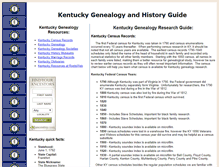 Tablet Screenshot of kentuckygenealogysearch.com